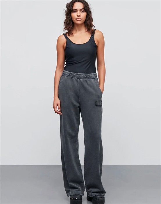 Compact Cotton Lotti Bukser - Asphalt